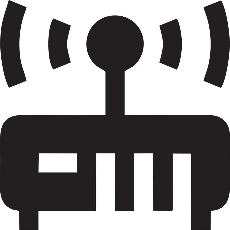 signal kommunikation information förbindelse trådlös ikon symbol vektor bild, illustration av de nätverk wiFi i svart bild. eps 10