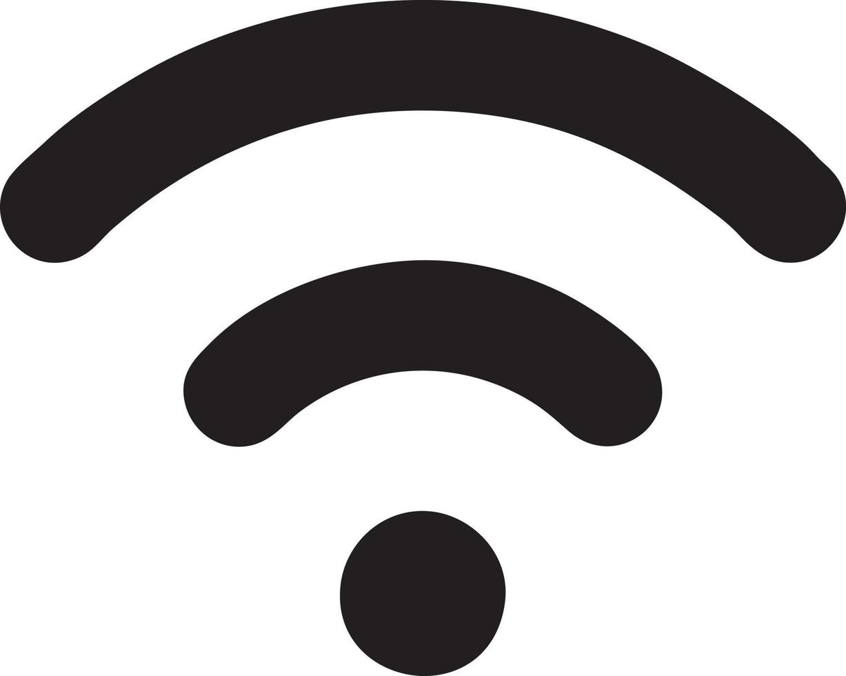 signal kommunikation information förbindelse trådlös ikon symbol vektor bild, illustration av de nätverk wiFi i svart bild. eps 10