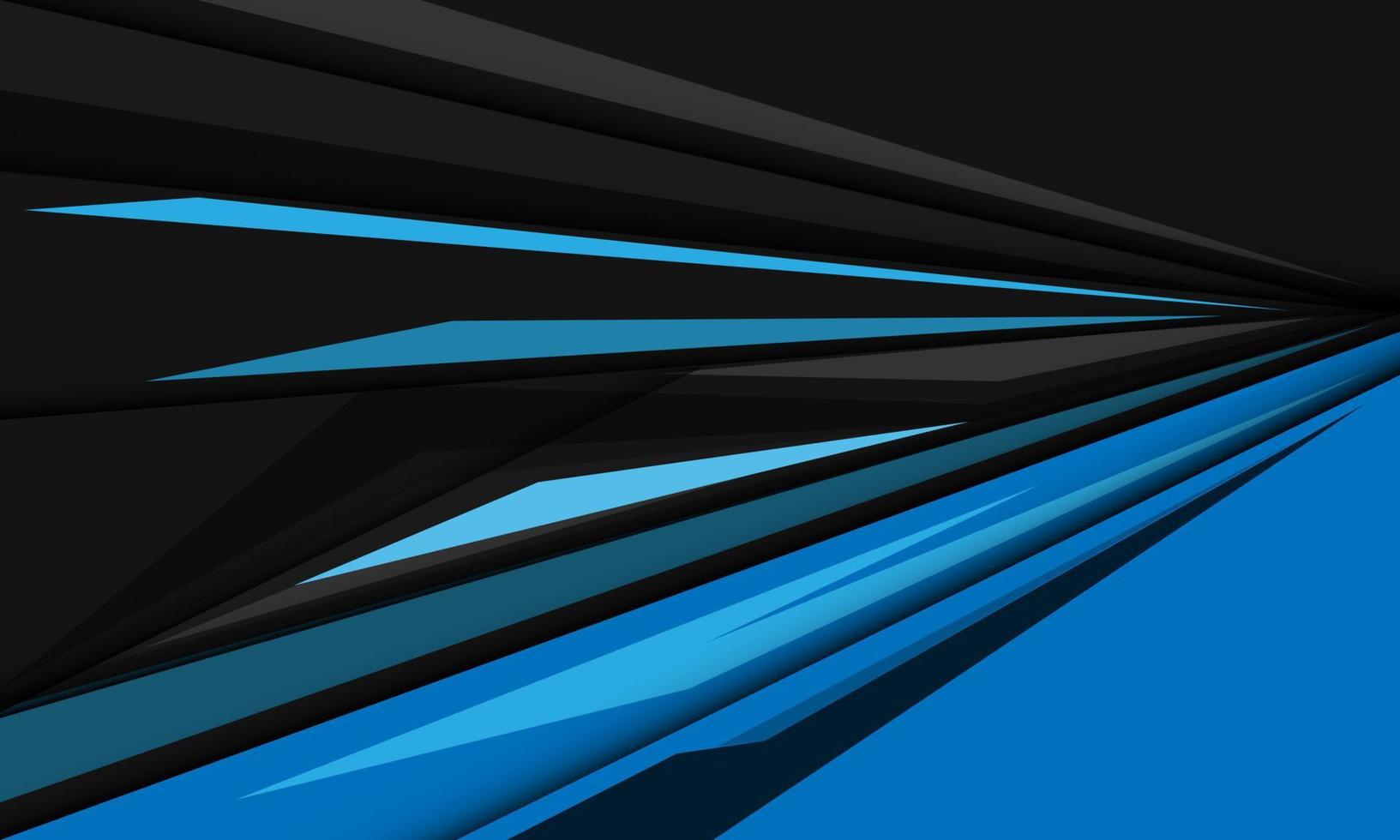 abstrakt Blau grau Geschwindigkeit geometrisch Überlappung Schatten Design modern futuristisch Hintergrund Vektor