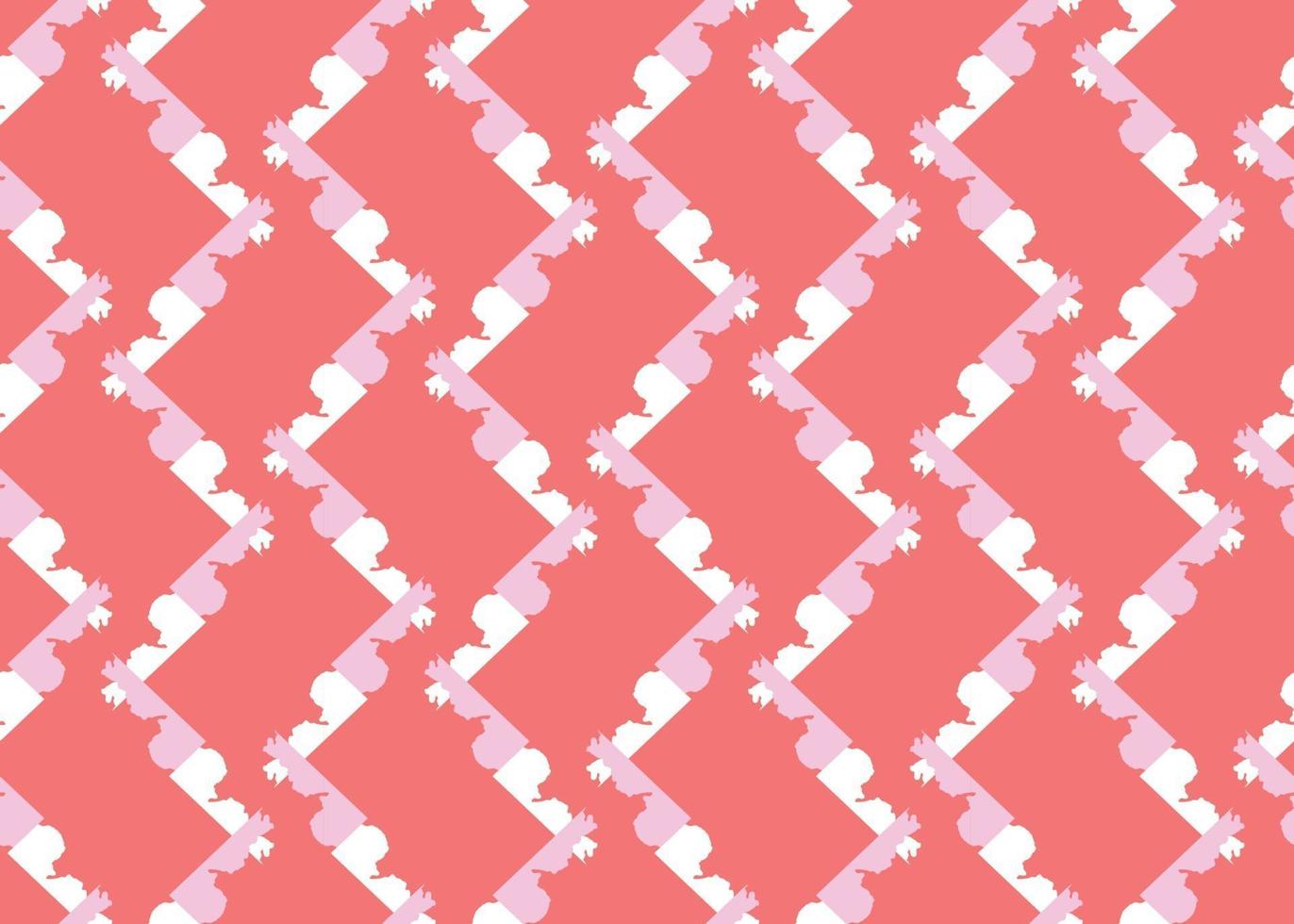 Vektor Textur Hintergrund, nahtloses Muster. handgezeichnete, rote, rosa, weiße Farben.