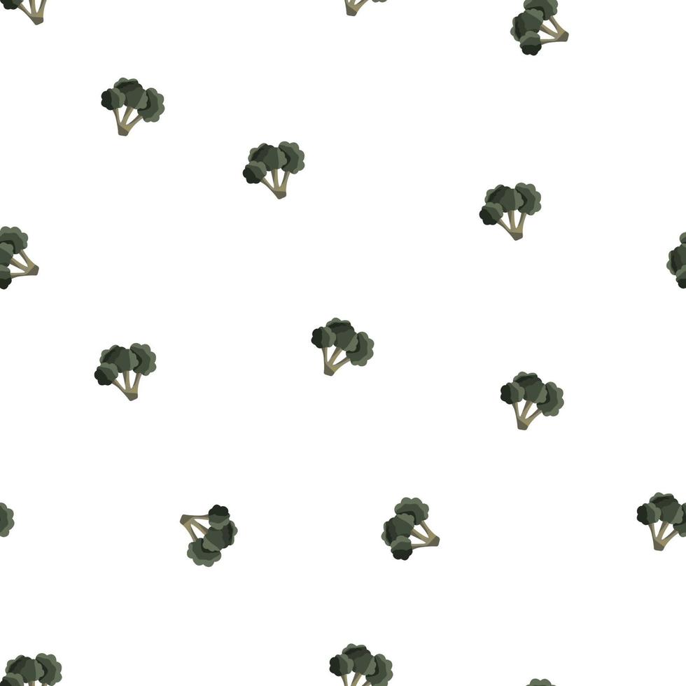 sömlösa mönster med färgglada grönsaker. handritad vektorillustrationsdesign med broccoli. naturlig ekologisk mat. tapet och tyg design. vektor