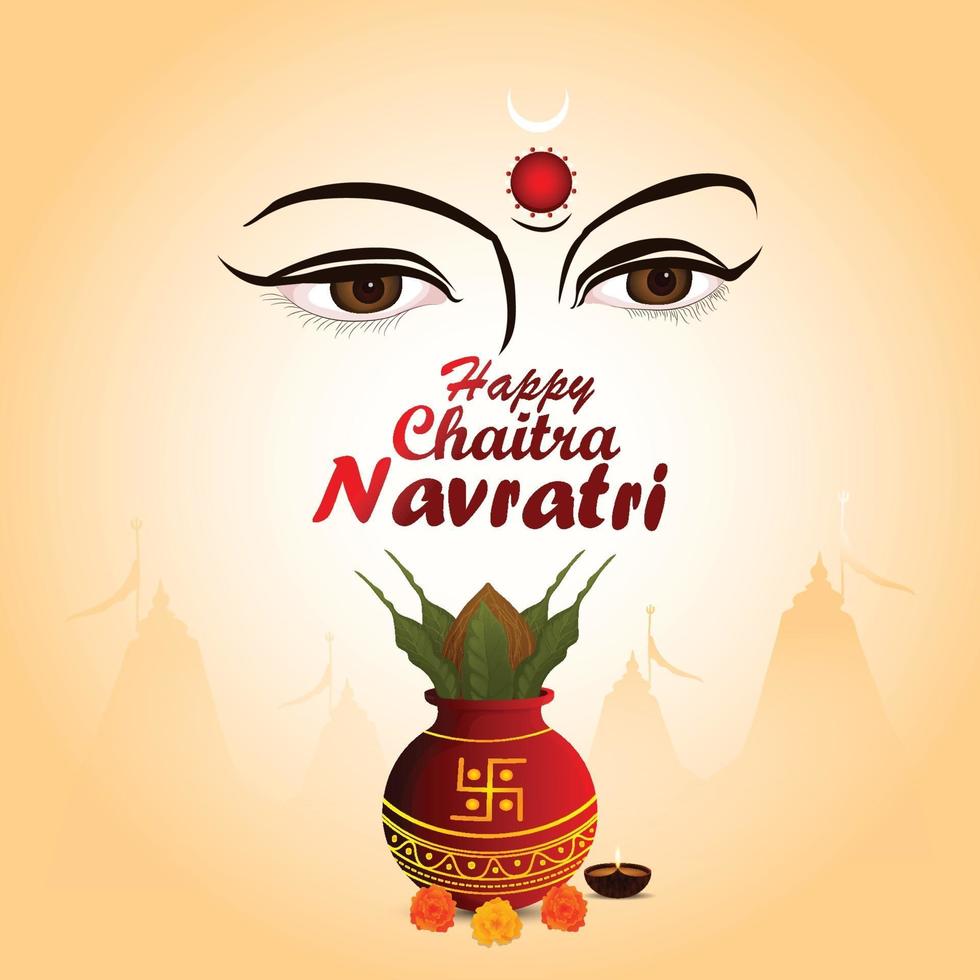 Hintergrund der indischen Festivalfeier Navratri vektor