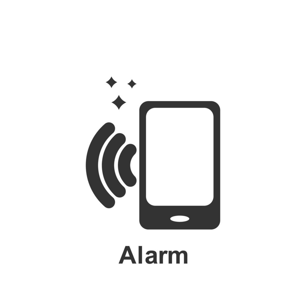 online Marketing, Alarm Vektor Symbol