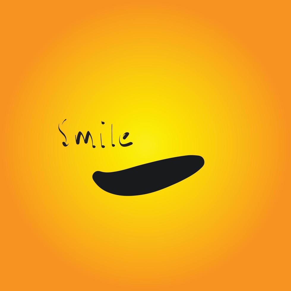 Lächeln Symbol Logo Vektor Vorlage Design