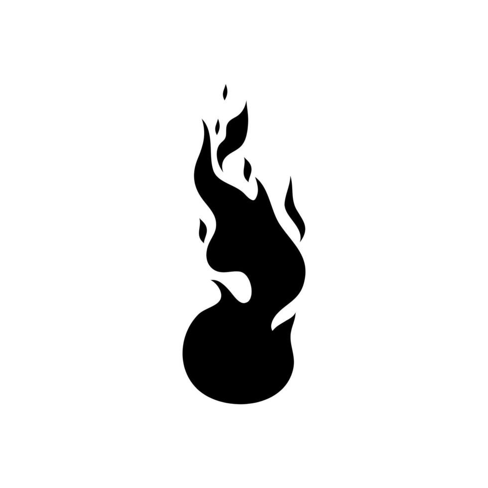 brand ikon vektor. flamma illustration tecken. brandmän symbol eller logotyp. vektor