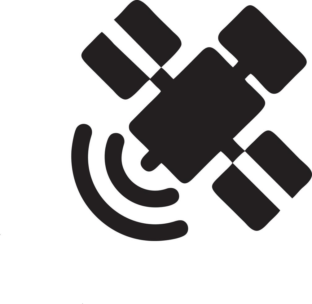 Signal Kommunikation Information Verbindung kabellos Symbol Symbol Vektor Bild, Illustration von das Netzwerk W-lan im schwarz Bild. eps 10