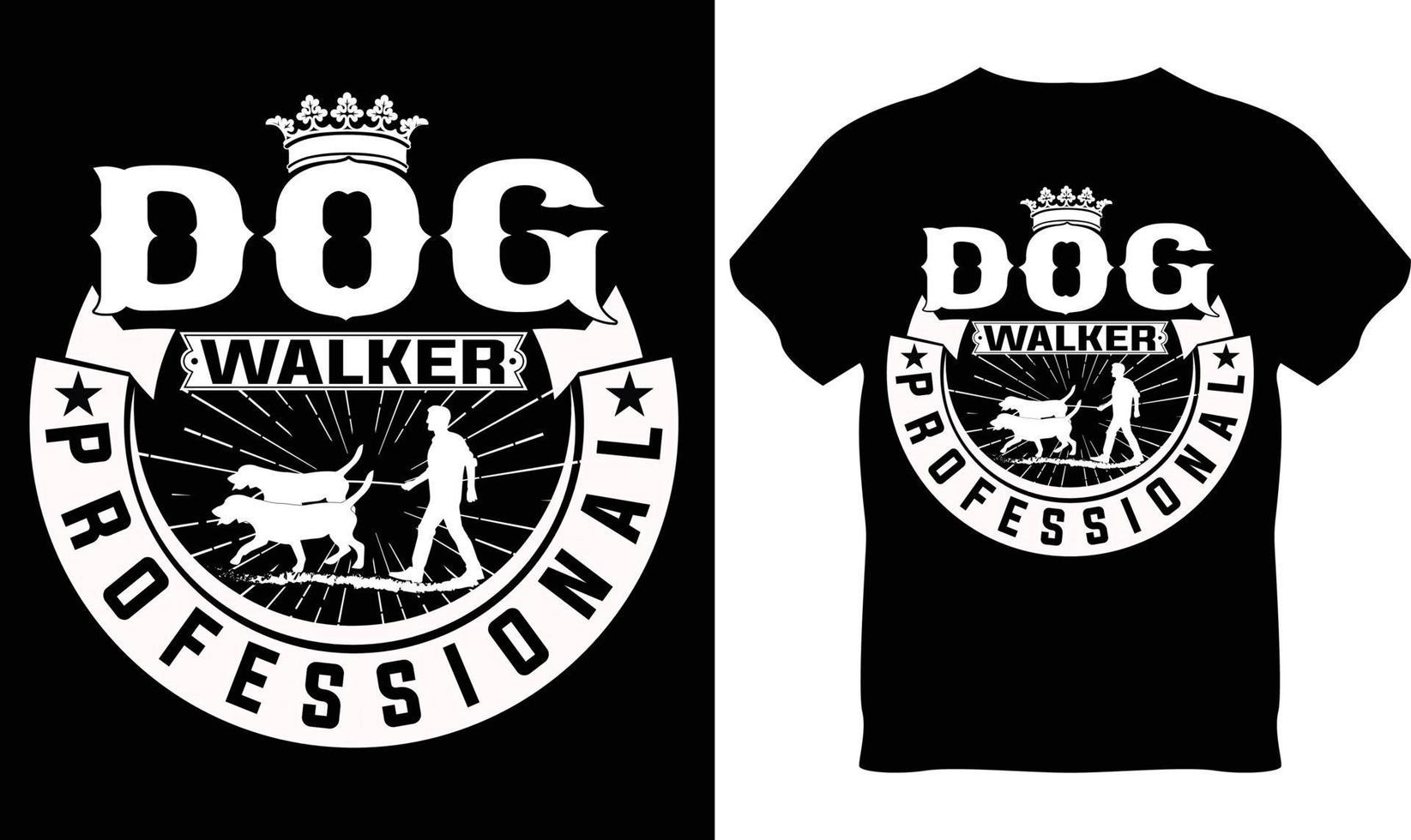 hund älskarens t-shirt design vektor