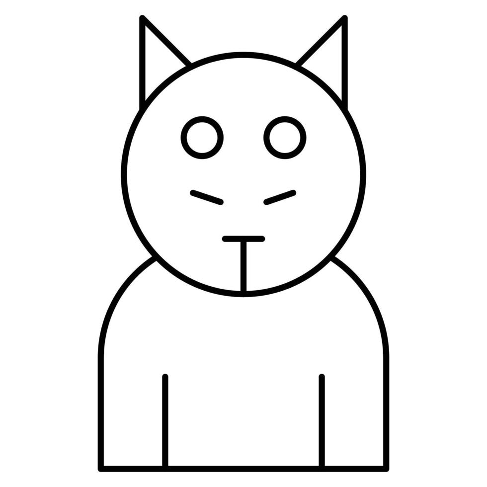 Katze-Vektor-Symbol vektor