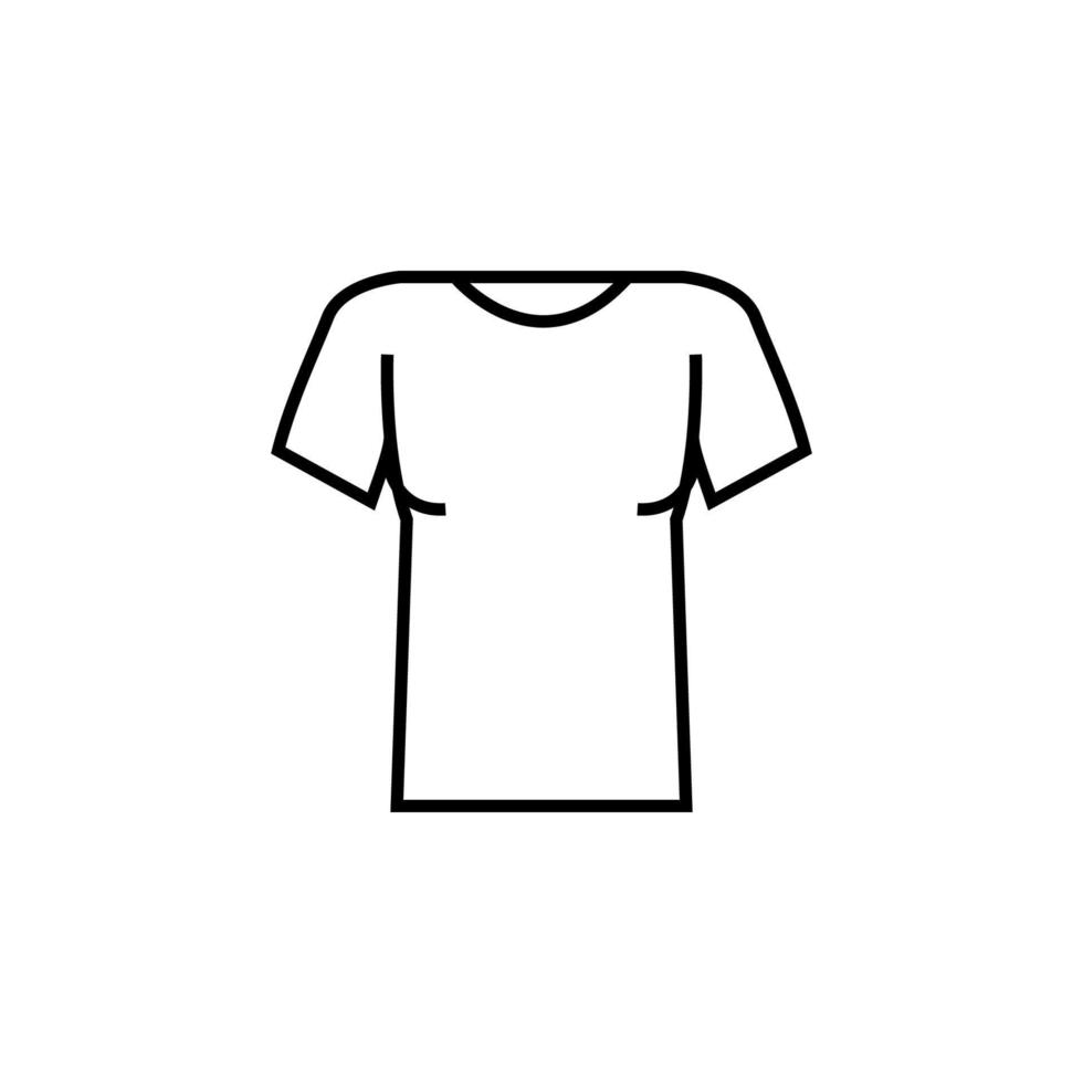 Kleider Ärmel T-Shirt Vektor Symbol