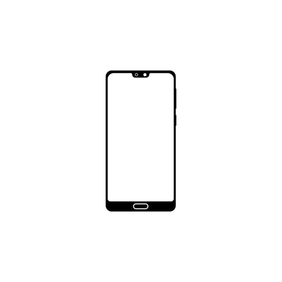 realistisk modern smartphone vektor ikon