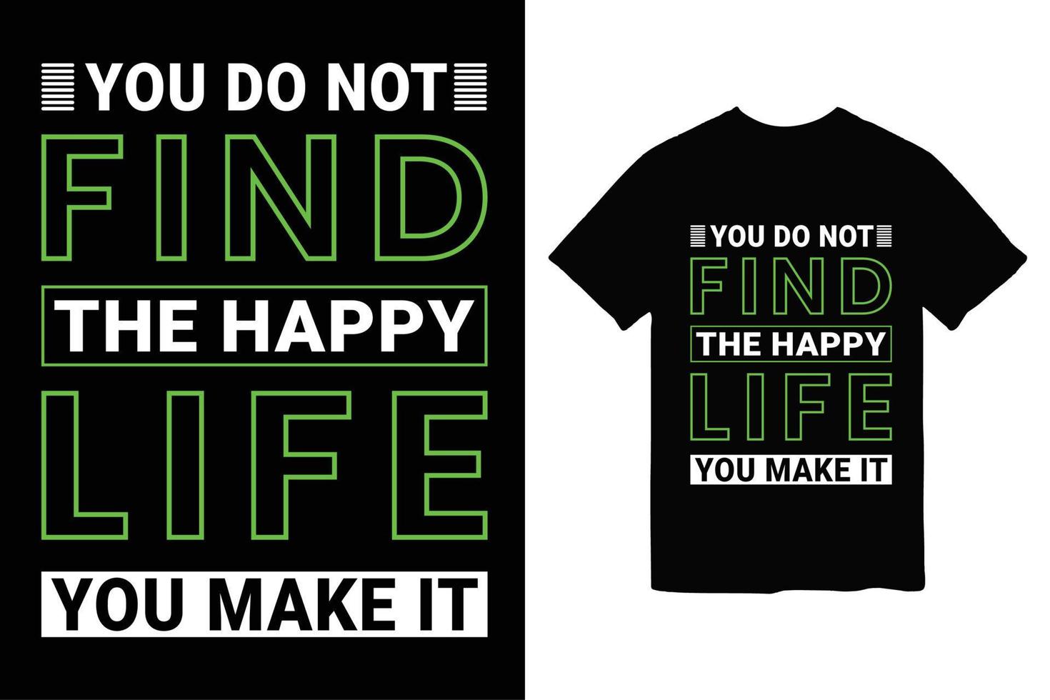 Beste Motivationen Typografie T-Shirt Design vektor