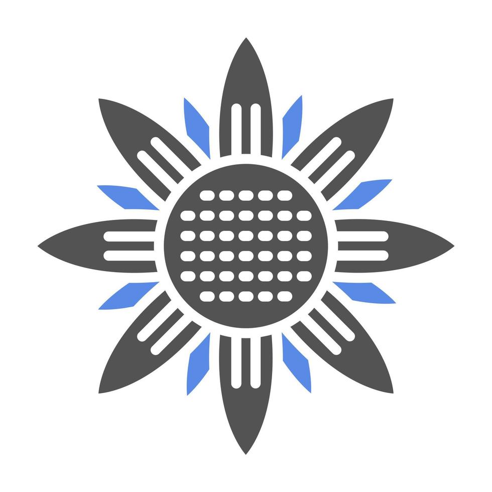 Sonnenblume Vektor Symbol Stil