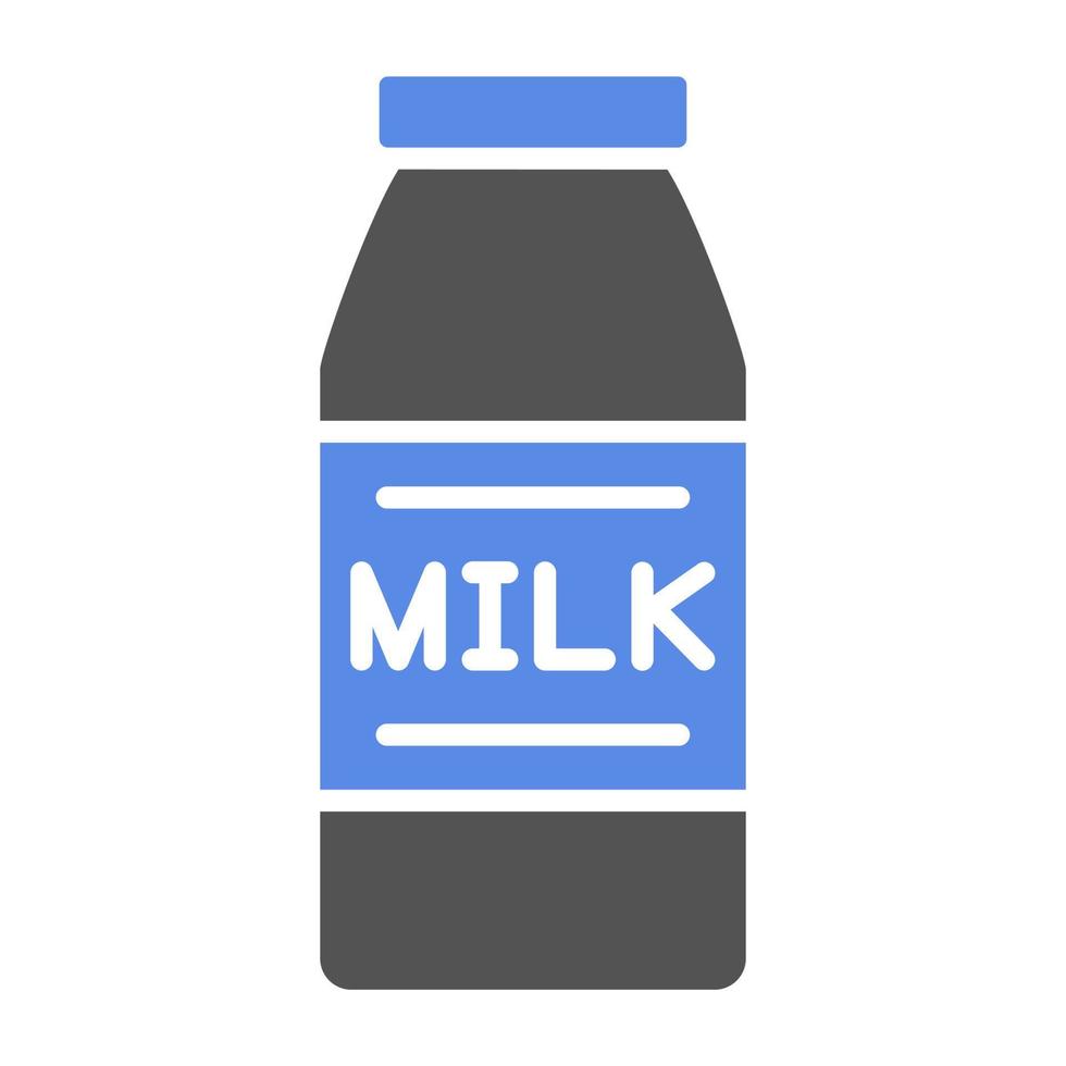 Milch Flasche Vektor Symbol Stil