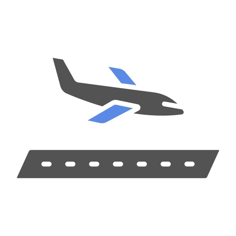 Landung Vektor Symbol Stil