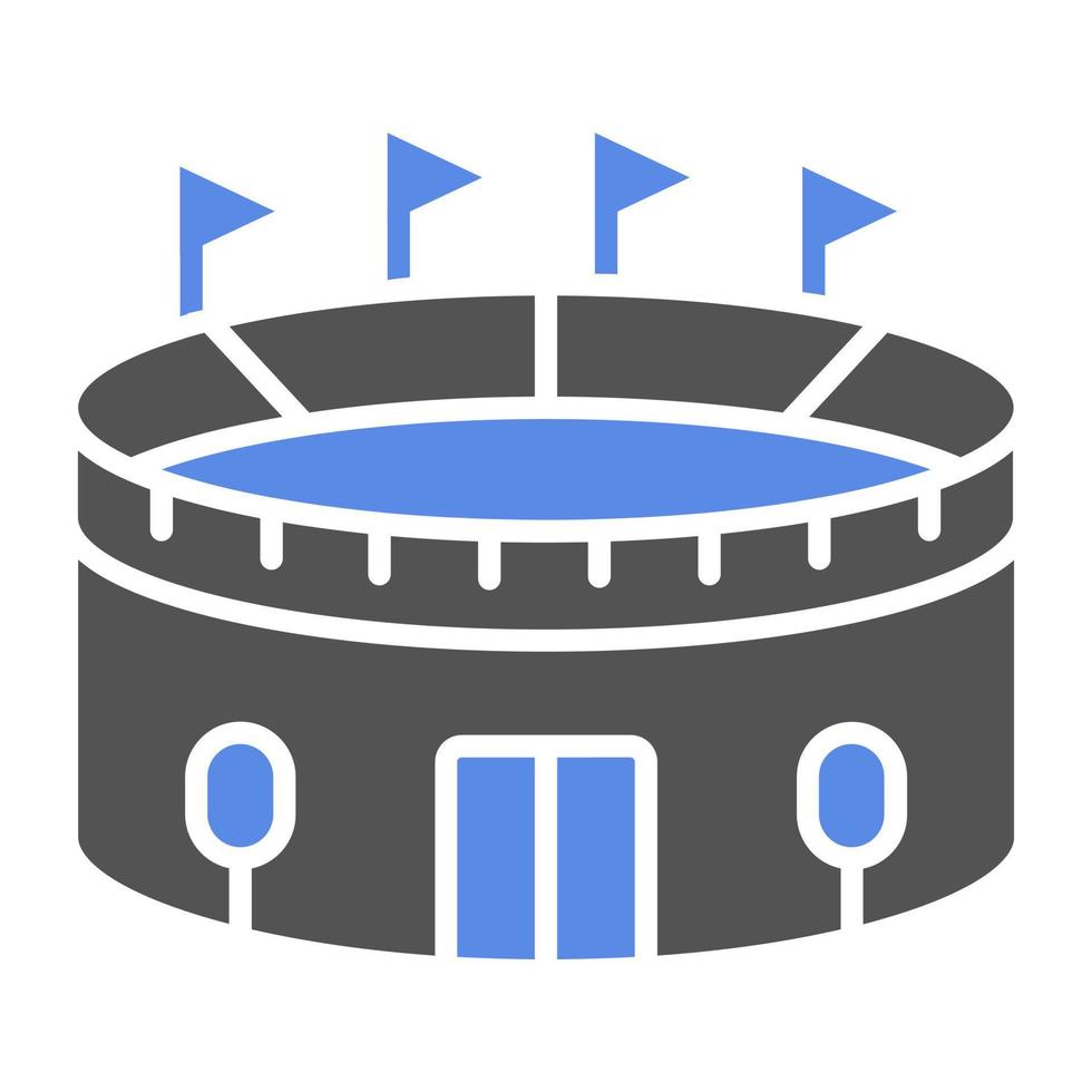 Stadion Vektor Symbol Stil