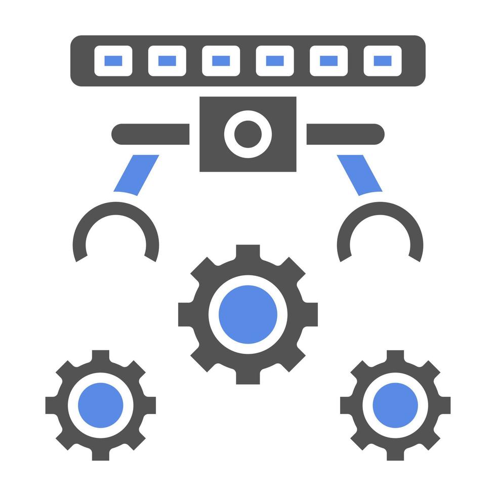 Automatisierung Vektor Symbol Stil