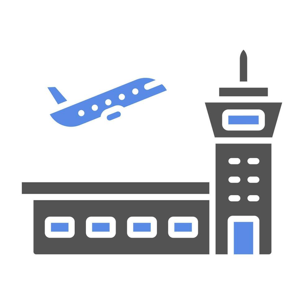 Flughafen Vektor Symbol Stil