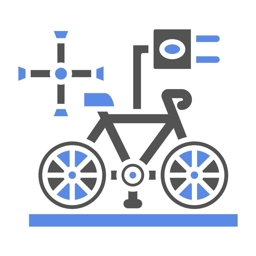 elektrisch Fahrrad Nabe Vektor Symbol Stil