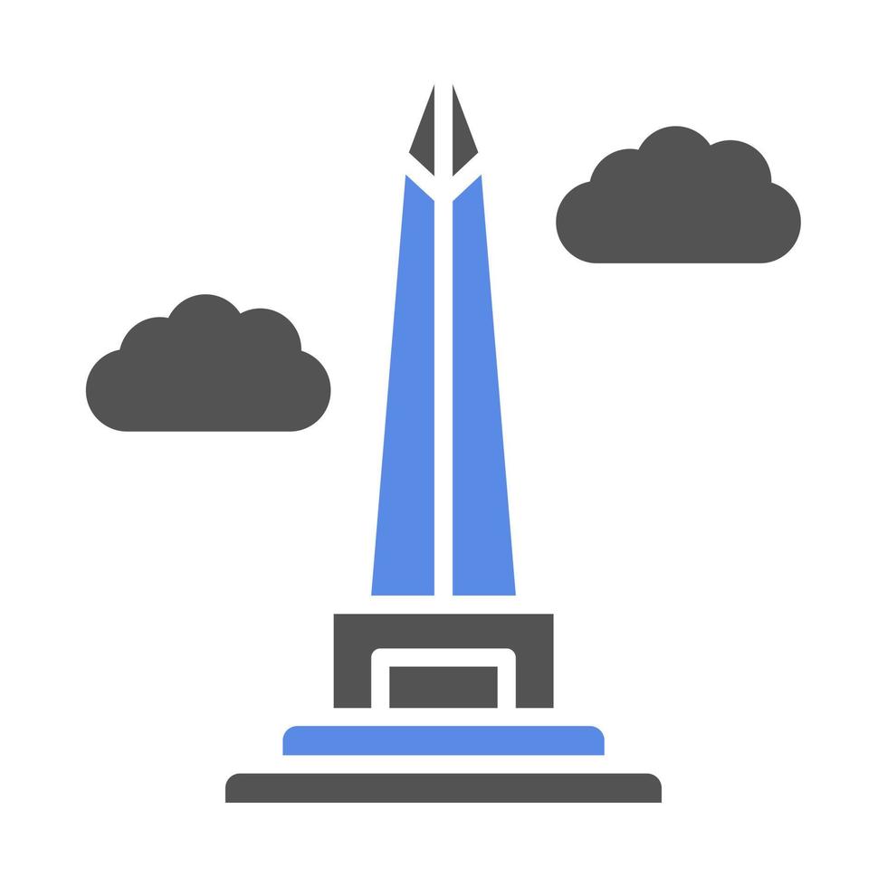 obelisk av buenos sänds vektor ikon stil