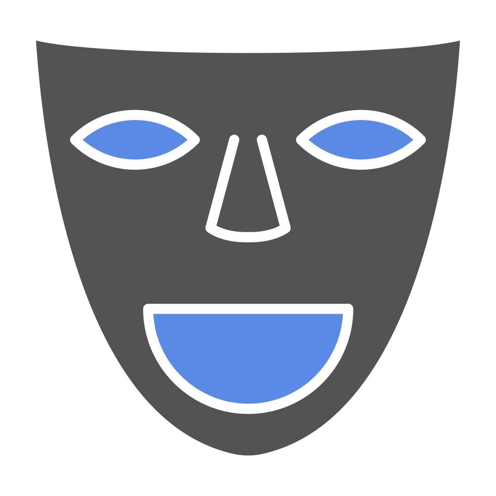 Theater Masken Vektor Symbol Stil