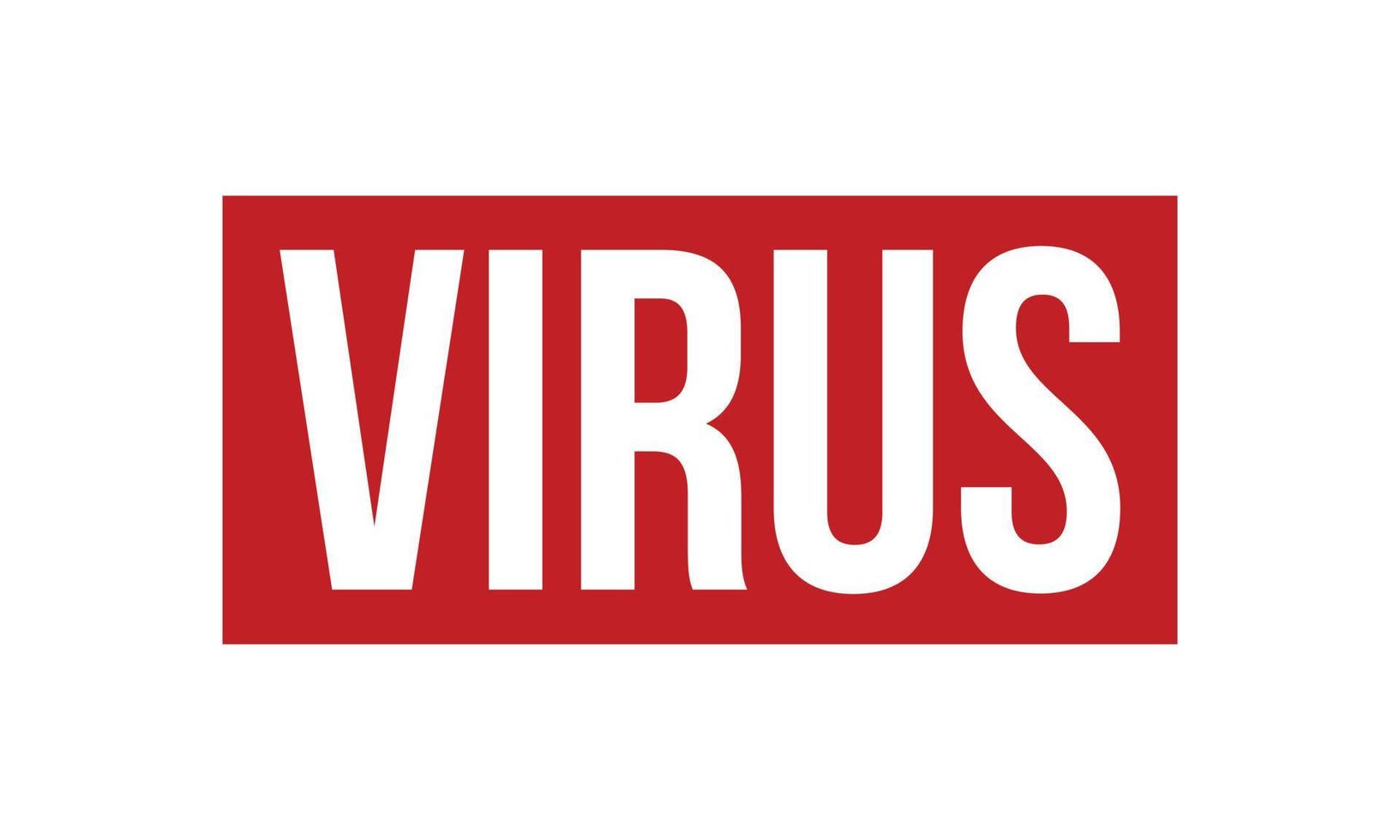 virus sudd stämpel. röd virus sudd grunge stämpel täta vektor illustration