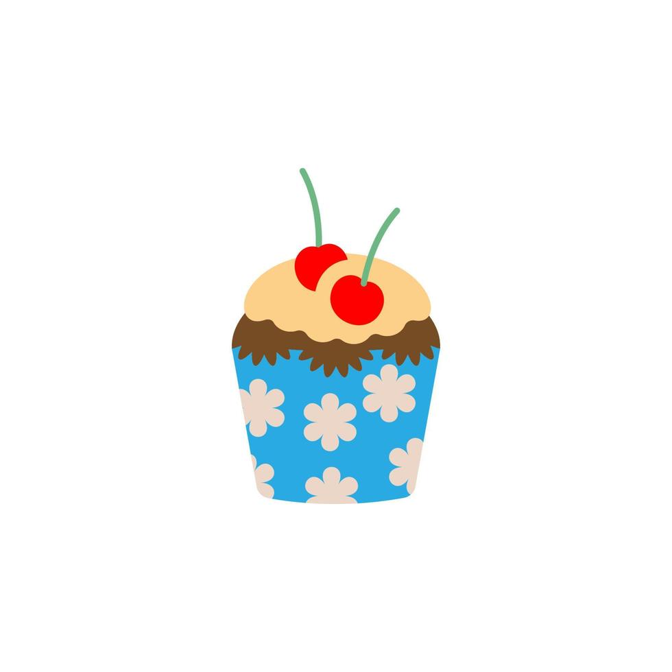 Cupcake, Muffin Vektor Symbol