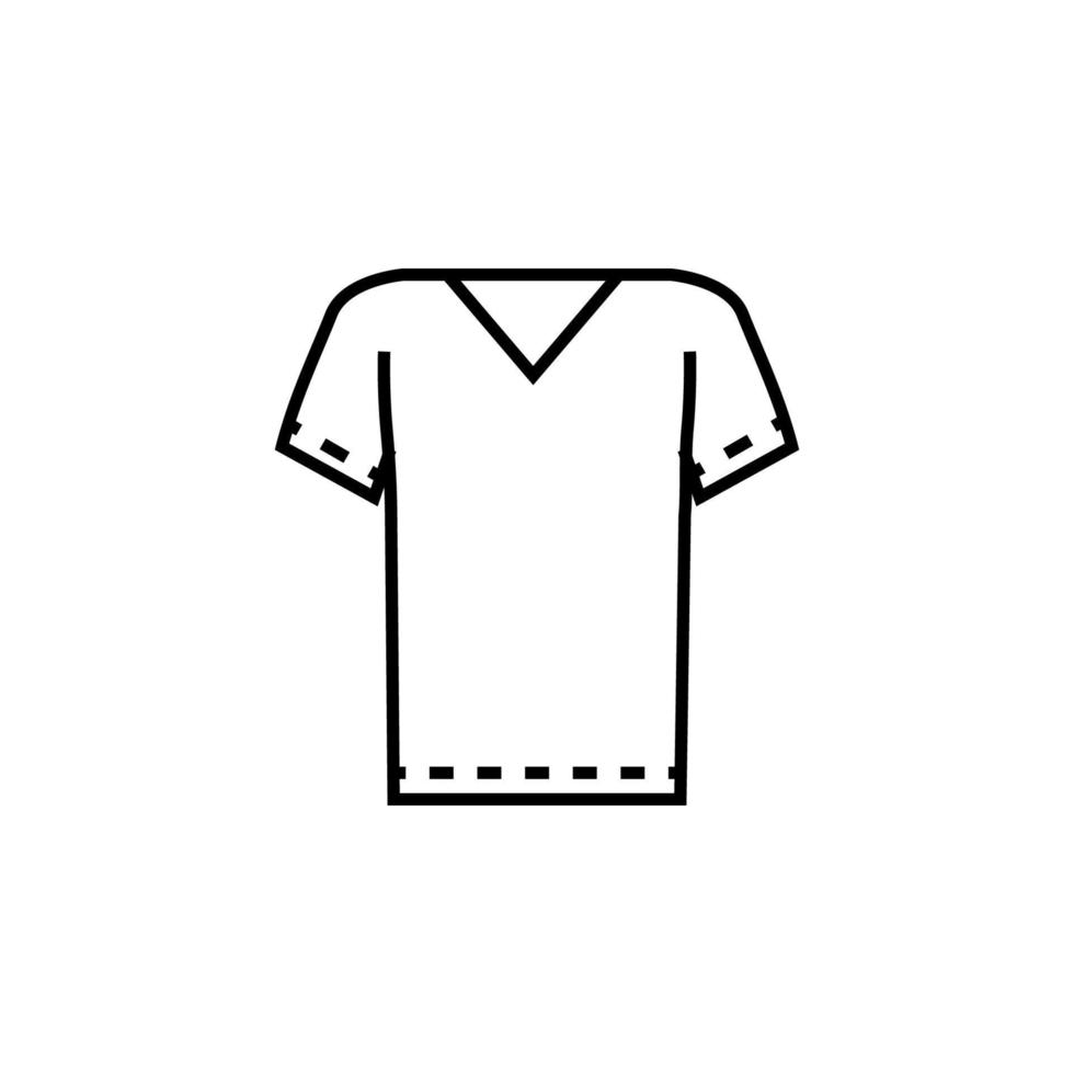 T-Shirt Kleidung, Kleider Vektor Symbol