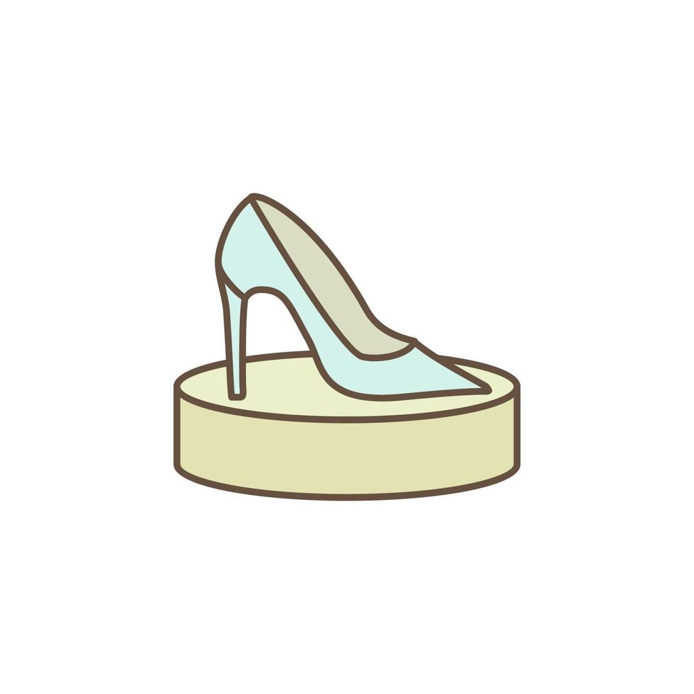 Frauen Schuhe Vektor Symbol
