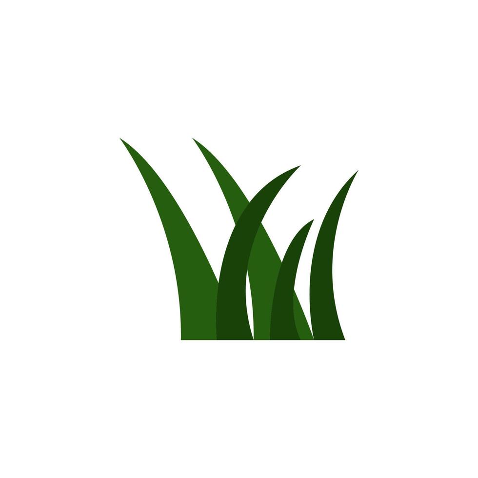 gräs färgad vektor ikon