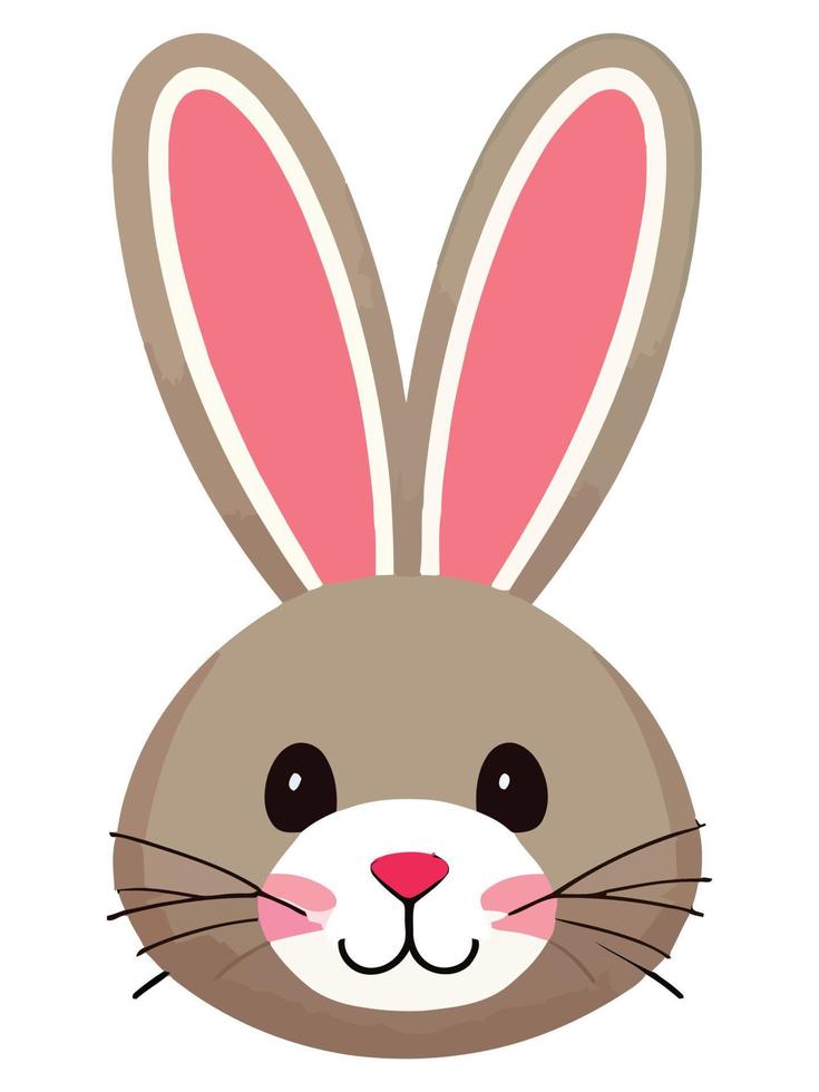 Frühling Freude, bezaubernd Ostern Hase und bunt Eier Vektor Abbildungen zum Kinder und Erwachsene zu feiern das Jahreszeit Freude. Adobe Illustrator Kunstwerk