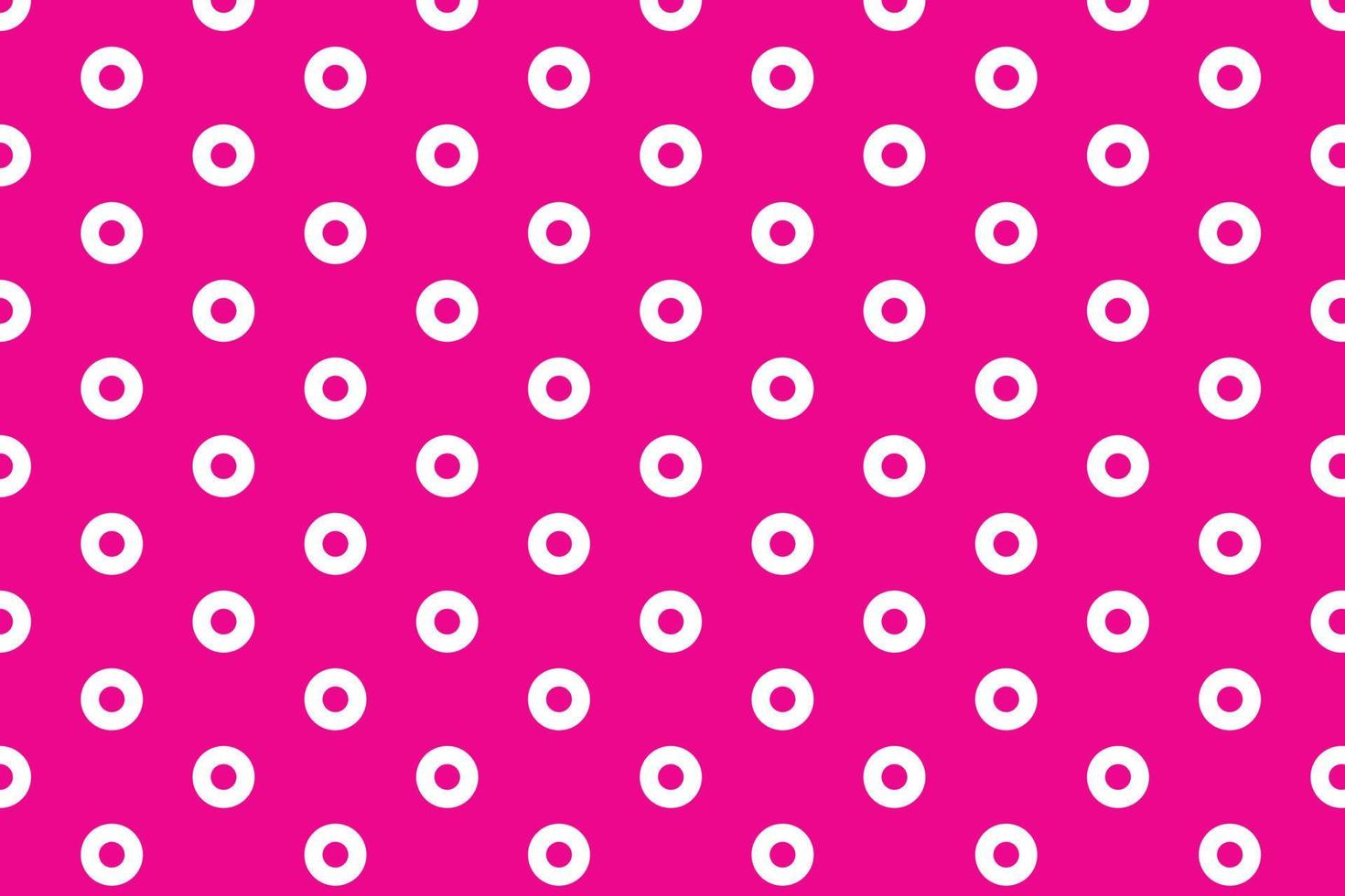 abstrakt nahtlos Weiß Kreis mit Rosa Hintergrund Muster Design. vektor