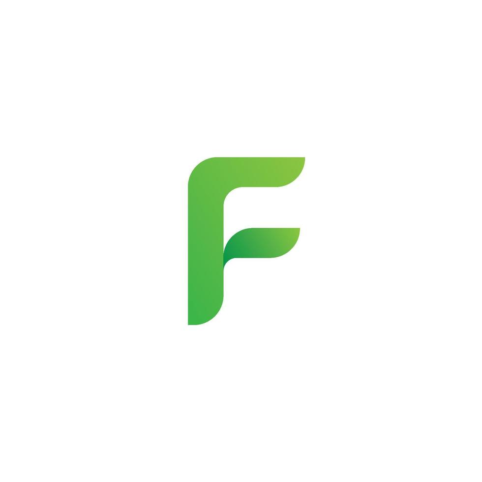 f brev ikon font logotyp design symbol alfabet vektor