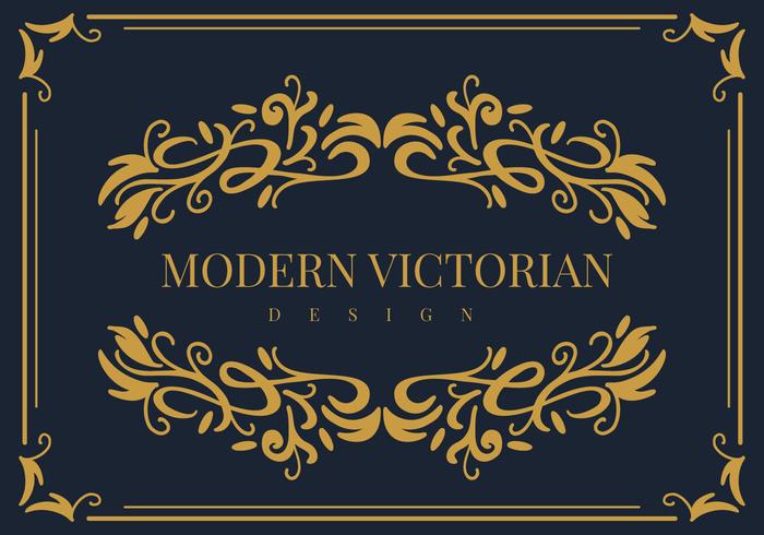 modern viktoriansk ram vektor