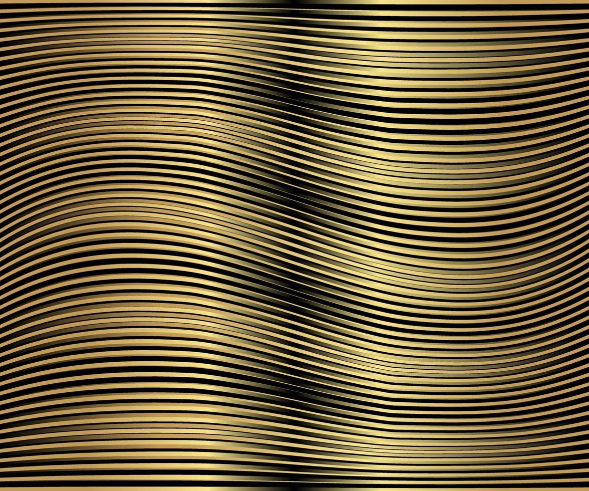 abstrakter Gold luxuriöser Wellenlinienhintergrund - einfache Textur für Ihr Design. Farbverlauf Hintergrund. moderne Dekoration für Websites, Poster, Banner, eps10 Vektor