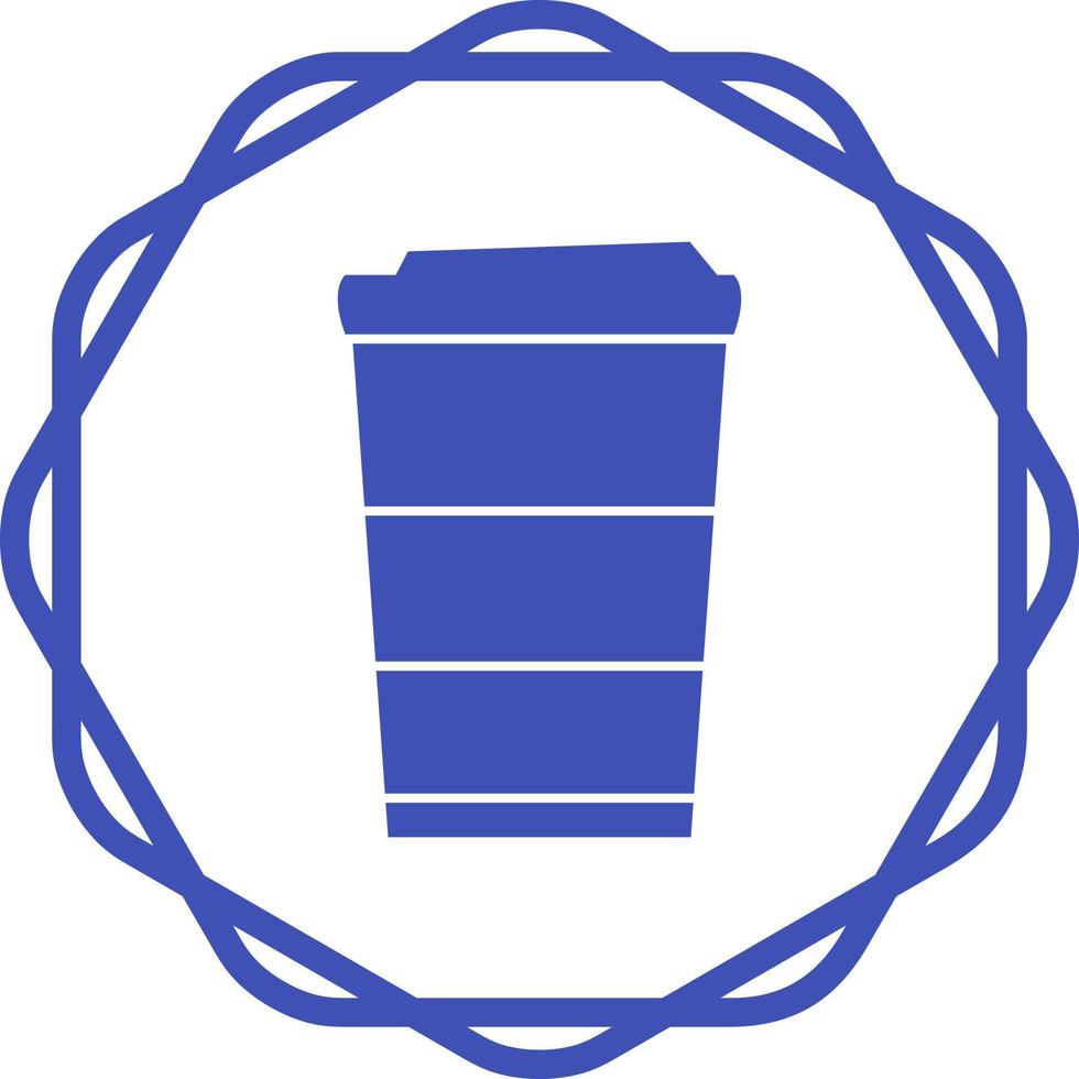 Tasse Kaffee-Vektor-Symbol vektor