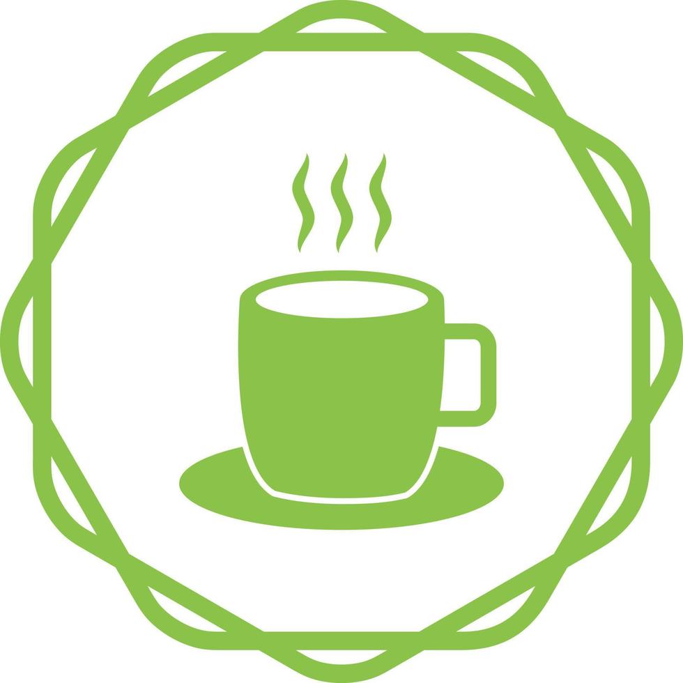 Vektorsymbol für heißen Kaffee vektor