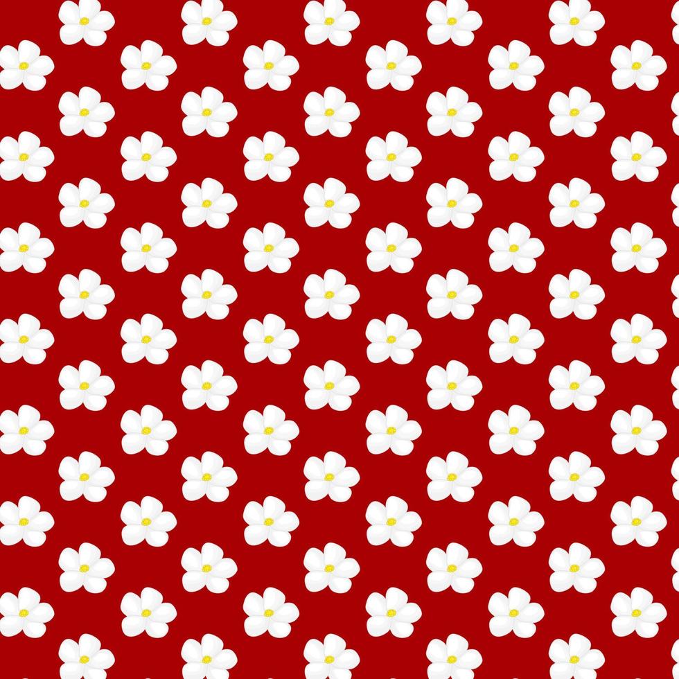 jordgubb blommor sömlös pettern. för klistermärke och t skjorta design, affischer, logotyper, etiketter, banderoller, klistermärken, produkt förpackning design, etc. vektor illustration