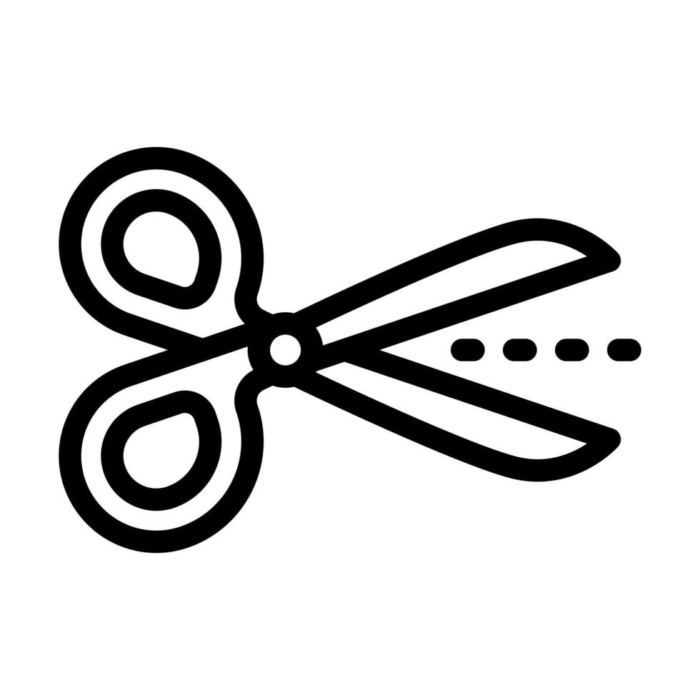 Schneiden Symbol Design vektor