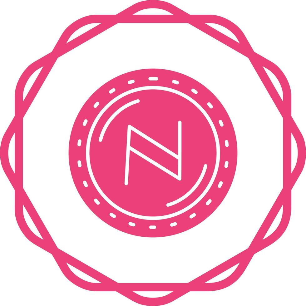 Namecoin-Währungsvektorsymbol vektor