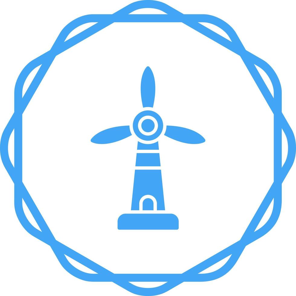 Symbol für Windmühlenvektor vektor