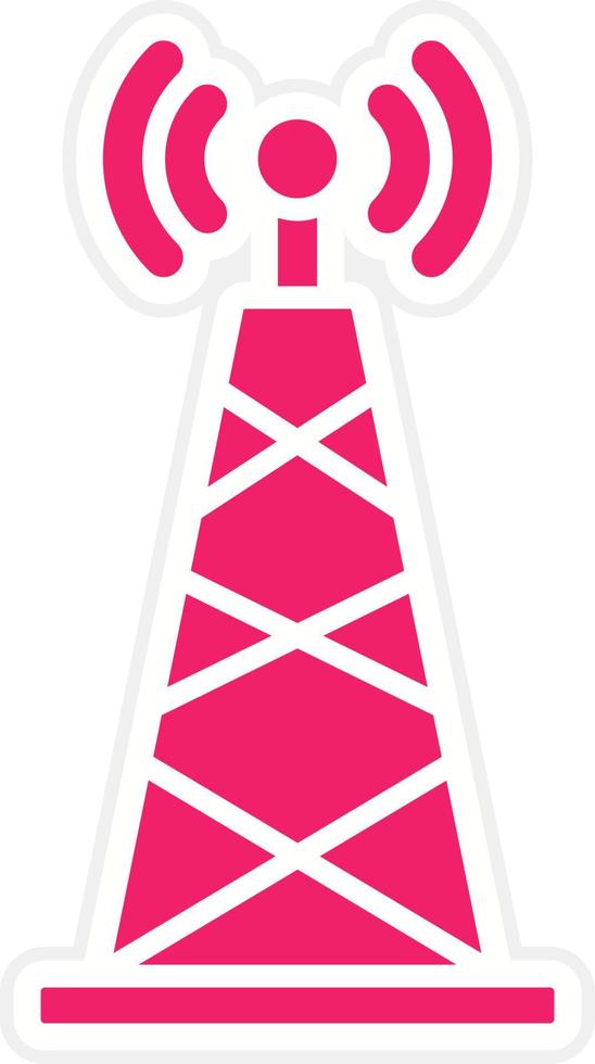 Telekommunikation Vektor Symbol Stil