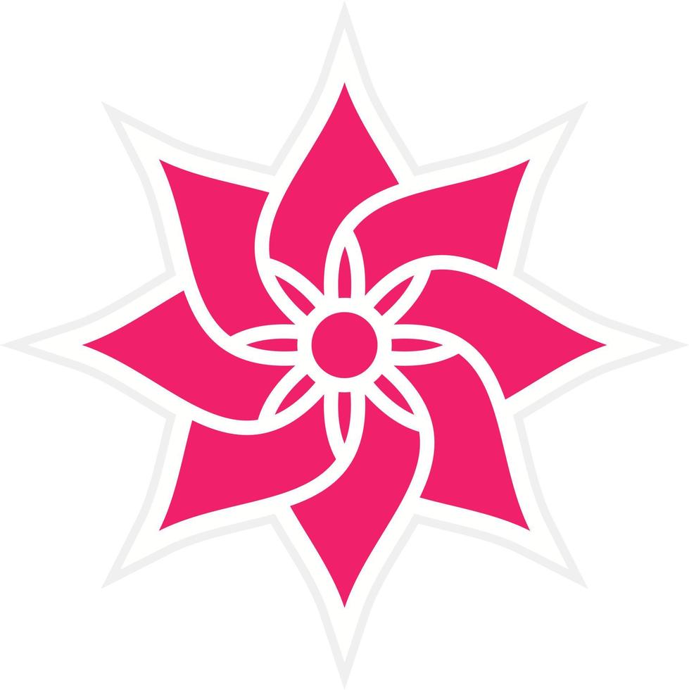 Amaryllis Vektor Symbol Stil