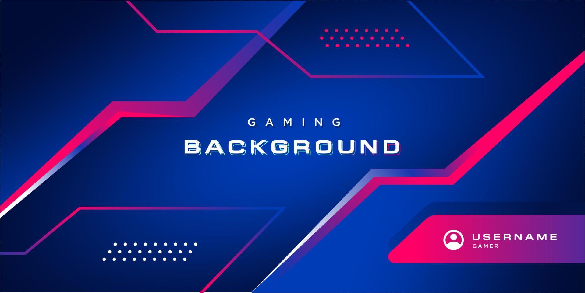 abstrakt futuristisch Spielen Hintergrund zum Leben Streaming Modus. modern Esport Spiel Neon- Hintergrund. Hallo Technik Schnittstelle Illustration . vektor