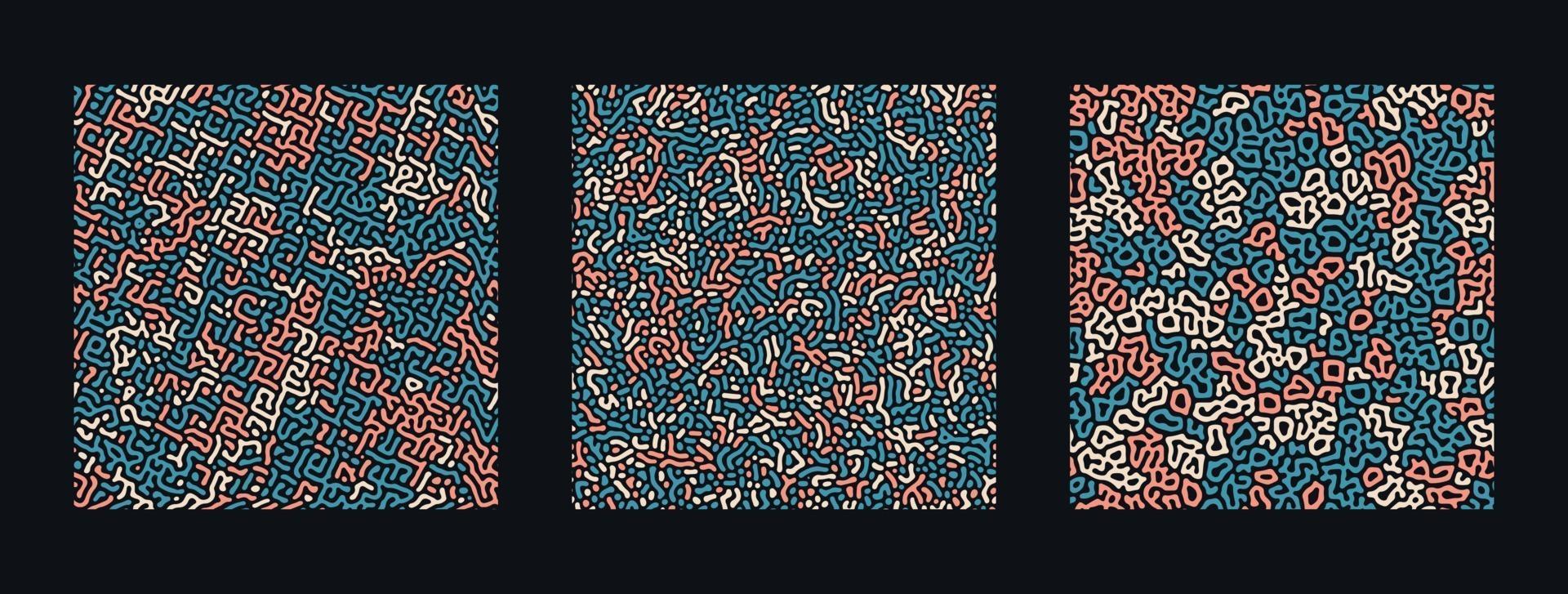 Sammlung von turing abstrakten nahtlosen Muster. vektor