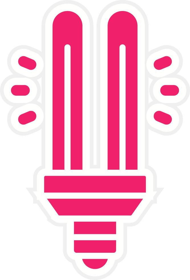 cfl kompakt Birne Vektor Symbol Stil