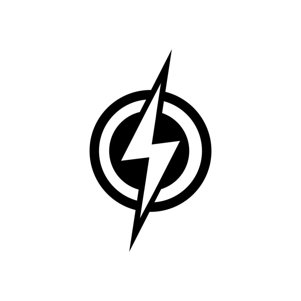 Blitz Symbol Vektor. levin Illustration unterzeichnen. Leistung Symbol. Wetter Logo. vektor