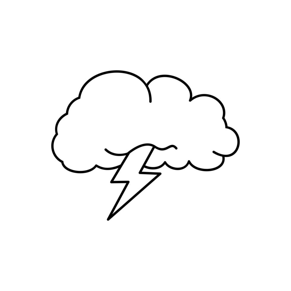 blixt- ikon vektor. levin illustration tecken. kraft symbol. väder logotyp. vektor