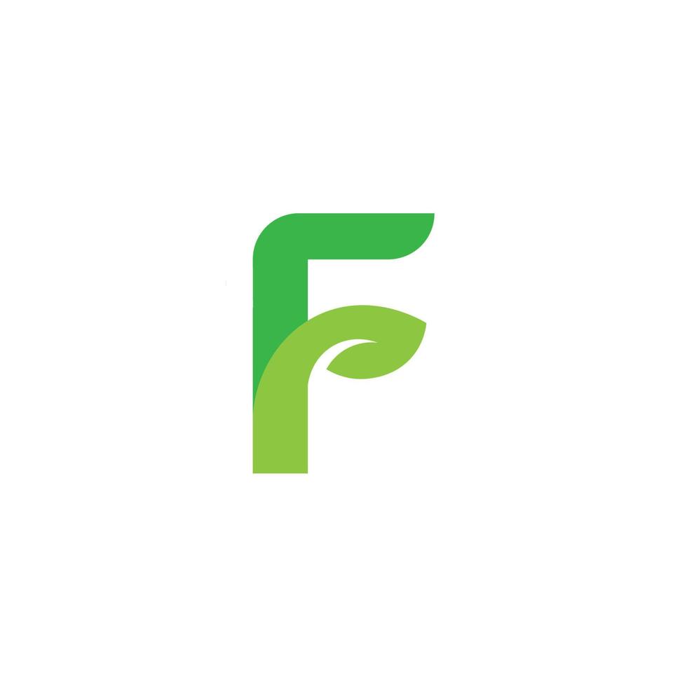 f brev ikon font logotyp design symbol alfabet vektor