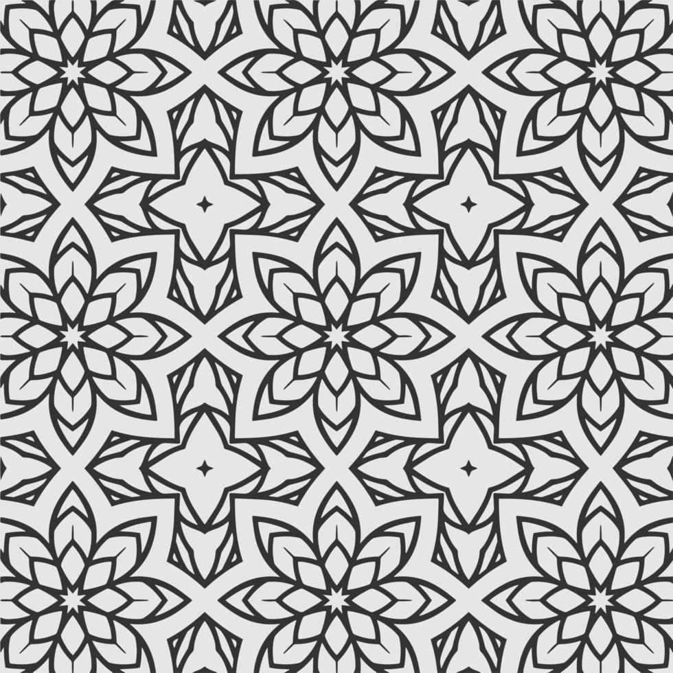 Vektor dekorieren geometrisch Blume Formen und Muster Design Hintergrund
