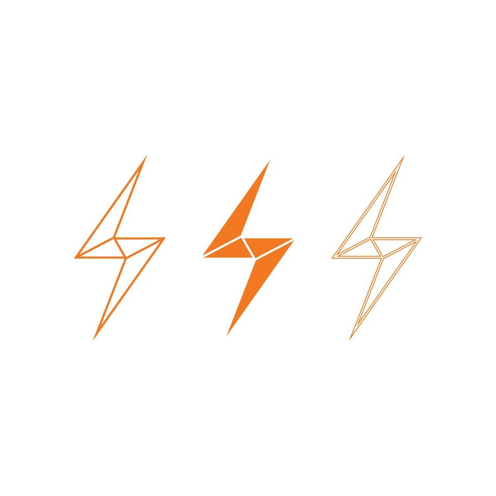 Blitz elektrisch Logo Vektor Symbol Illustration Design Vorlage. Bolzen Energie icon.electric Logo Blitz Vektor Bolzen
